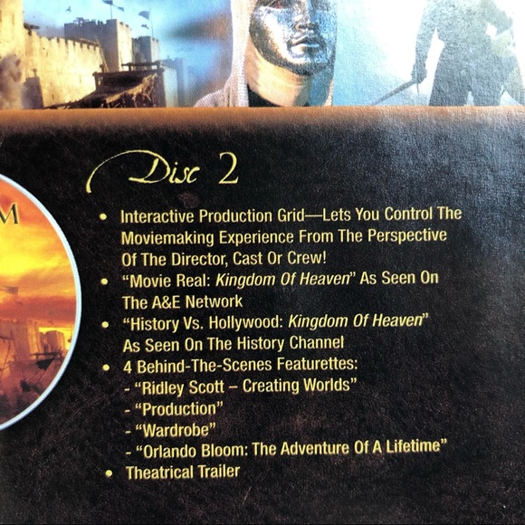 Kingdom of Heaven two disc DVD set - Picture 3 of 6
